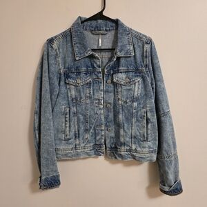 Free People Blue Denim Jacket